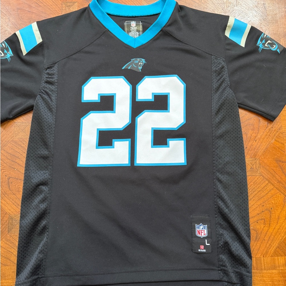 Panther NFL Team Jersey McCaffrey 22